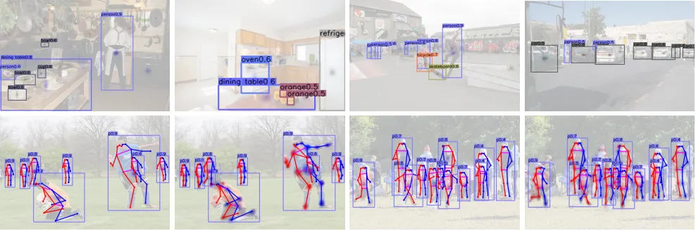 Fig. 15 (Top) Object Detection. (Bottom) Pose Estimation